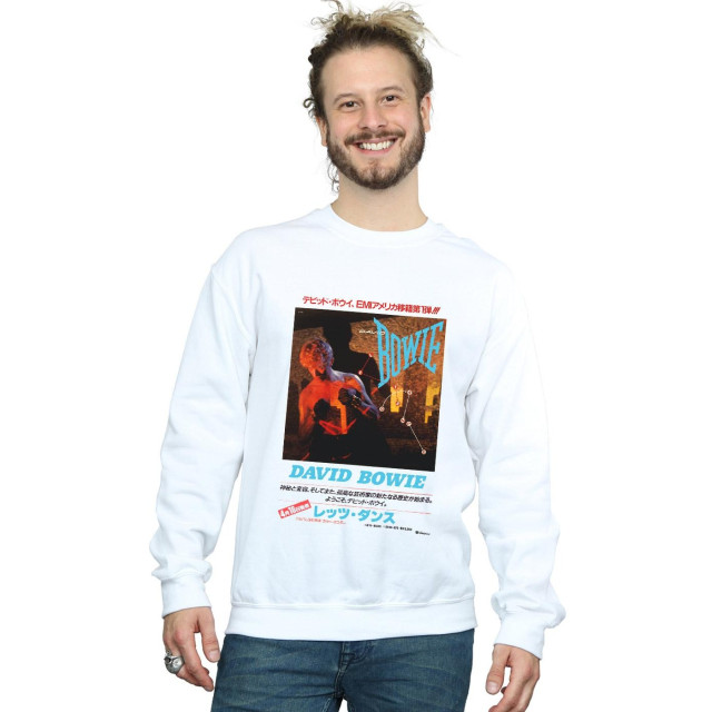 Li-cense David bowie heren aziatisch poster sweatshirt UTBI19175_white large