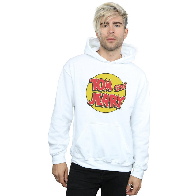Li-cense Tom and jerry heren circle logo hoodie UTBI19264_white large
