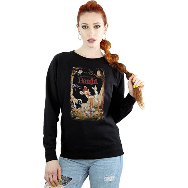 Li-cense Bambi dames retro poster sweatshirt UTBI1959_black large