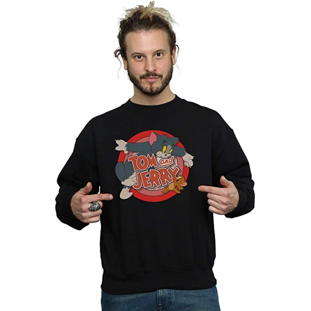 Li-cense Tom and jerry heren klassiek vang sweatshirt UTBI1940_black large