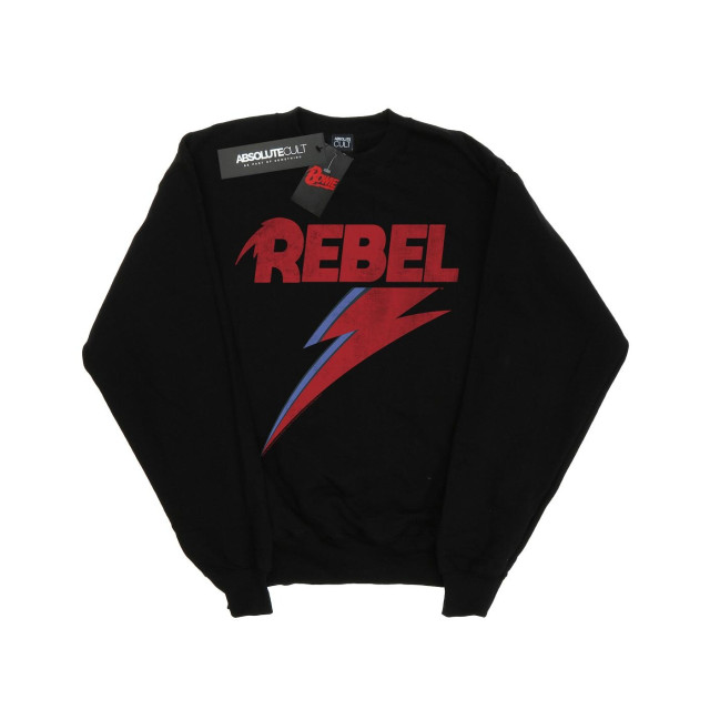 Li-cense David bowie heren distressed rebel sweatshirt UTBI19378_black large