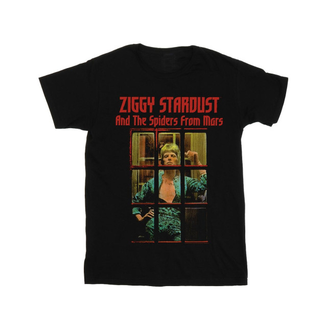 Li-cense David bowie dames ziggy stardust spider katoenen vriendje t-shirt UTBI19096_black large