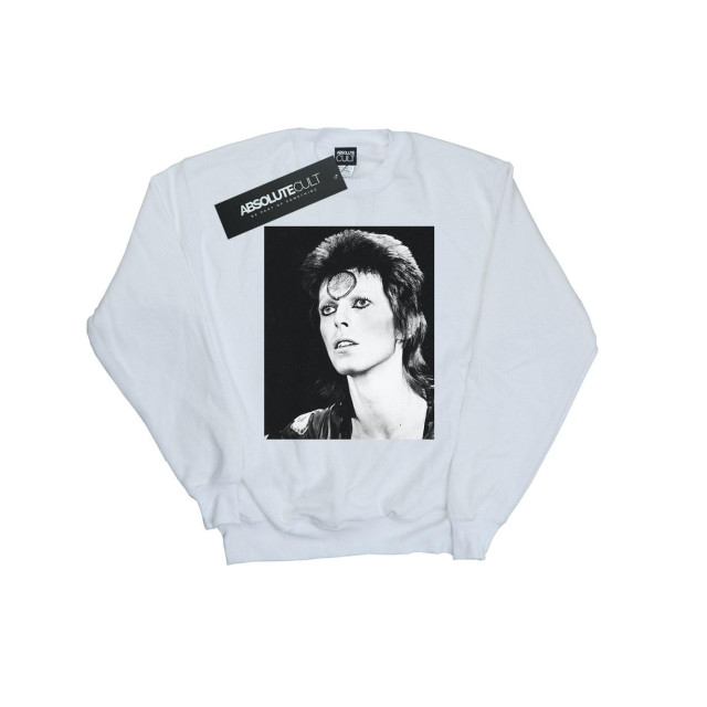Li-cense David bowie heren sweatshirt met ziggy-uiterlijk UTBI19152_white large