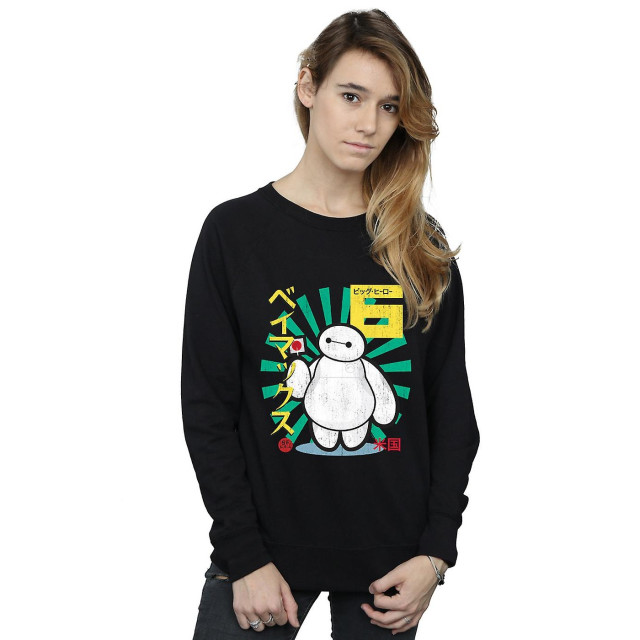 Li-cense Big hero 6 dames baymax lollipop sweatshirt UTBI1896_black large