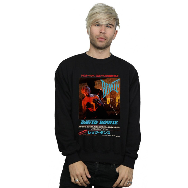 Li-cense David bowie heren aziatisch poster sweatshirt UTBI19175_black large