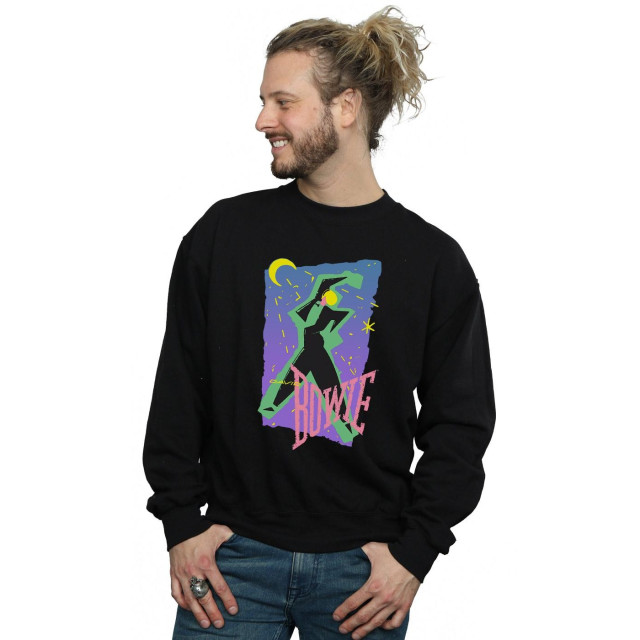Li-cense David bowie heren maanlichtdans sweatshirt UTBI19224_black large