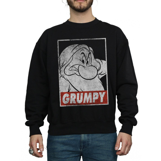 Li-cense Snow white and the seven dwarfs heren sweatshirt van grumpy poster UTBI1901_black large