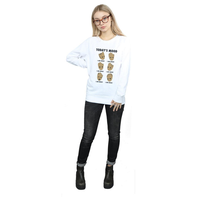 Li-cense Guardians of the galaxy dames today's mood groot sweatshirt UTBI1918_white large