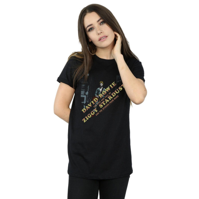 Li-cense David bowie dames ziggy diagonaal katoenen vriend t-shirt UTBI19023_black large