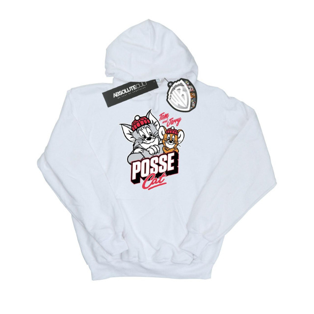 Li-cense Tom and jerry heren posse cat hoodie UTBI19128_white large