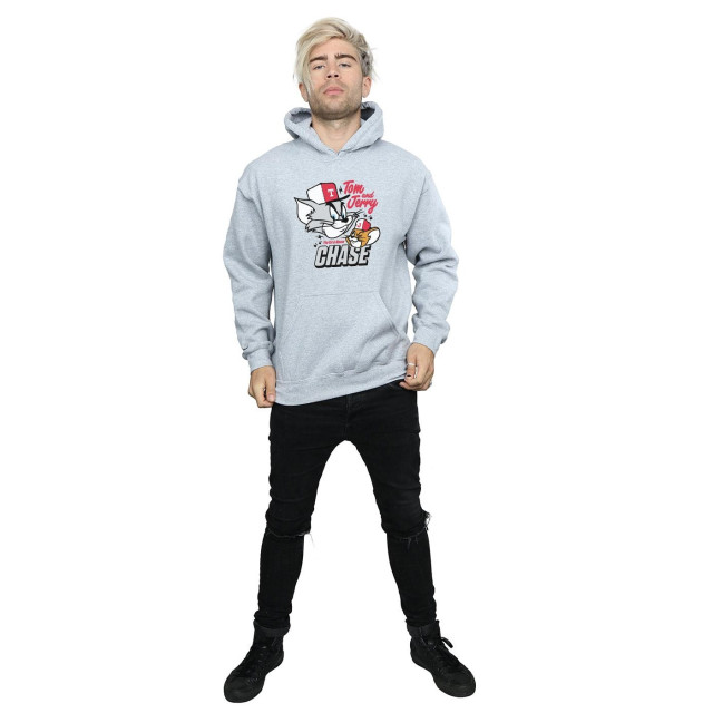 Li-cense Tom and jerry heren cat & mouse chase hoodie UTBI19103_sportsgrey large