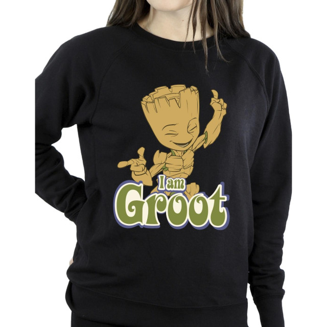 Li-cense Guardians of the galaxy dames groot dansend sweatshirt UTBI19558_black large