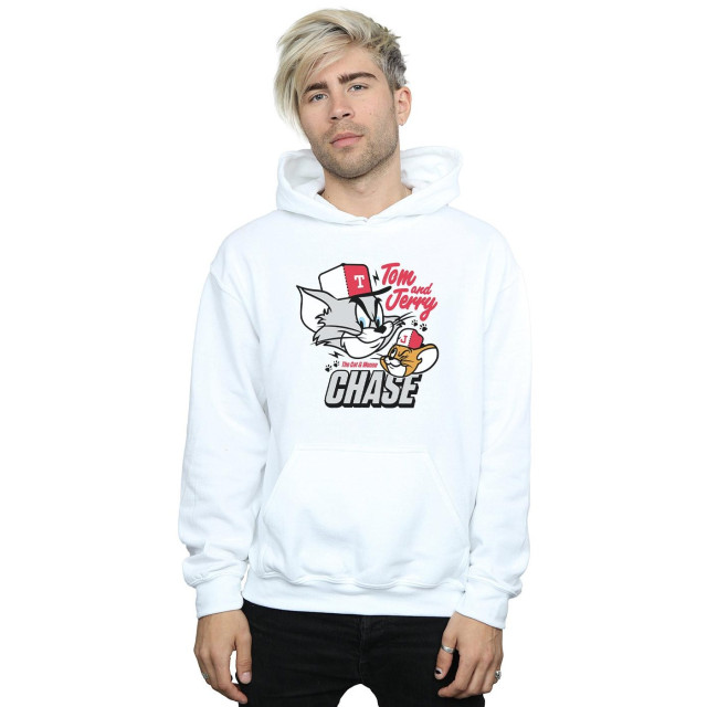 Li-cense Tom and jerry heren cat & mouse chase hoodie UTBI19103_white large