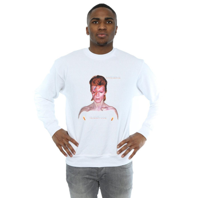 Li-cense David bowie heren aladdin sane versie sweatshirt UTBI19106_white large