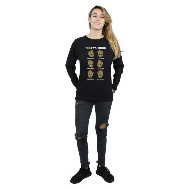 Li-cense Guardians of the galaxy dames today's mood groot sweatshirt UTBI1918_black large