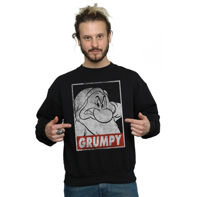 Li-cense Snow white and the seven dwarfs heren sweatshirt van grumpy poster UTBI1901_black large