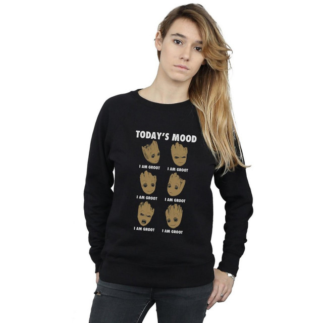 Li-cense Guardians of the galaxy dames today's mood groot sweatshirt UTBI1918_black large