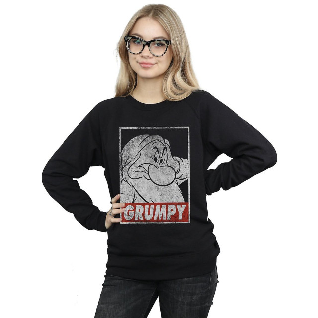 Li-cense Snow white and the seven dwarfs dames grumpy poster sweatshirt UTBI1871_black large