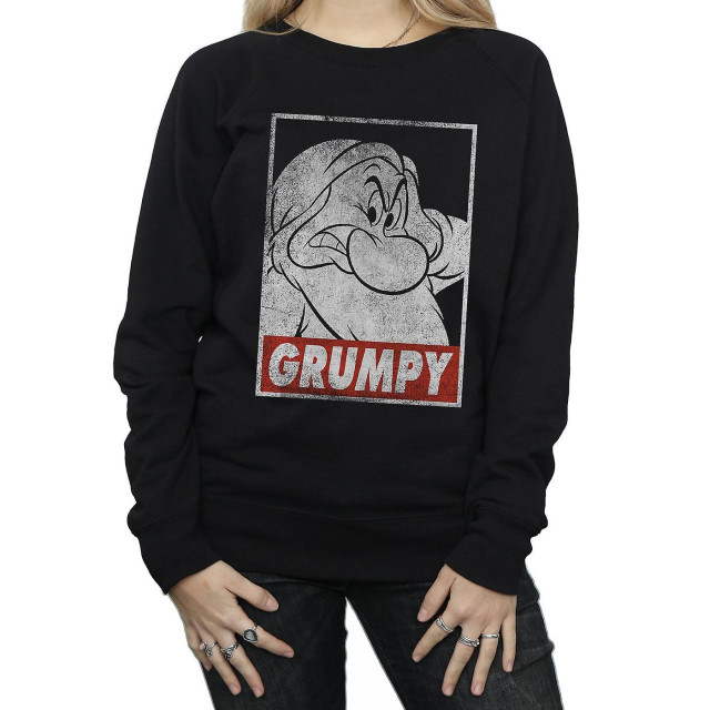 Li-cense Snow white and the seven dwarfs dames grumpy poster sweatshirt UTBI1871_black large