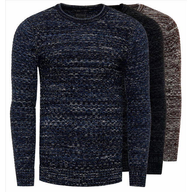Rusty Neal Heren trui blauw - 13331 RN-13331-2 large