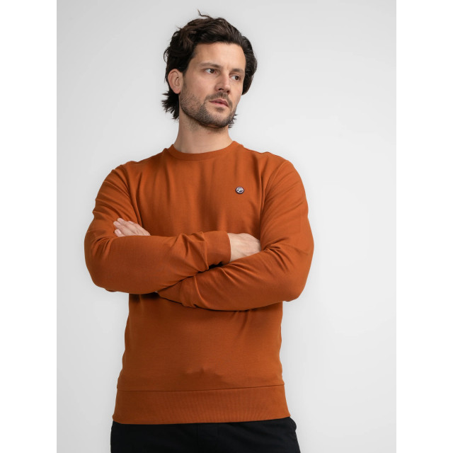 Petrol Industries Heren trui m-3040-swr002 2123 dark caramel Trui M 3040 SWR002 2123DarkCaramel large