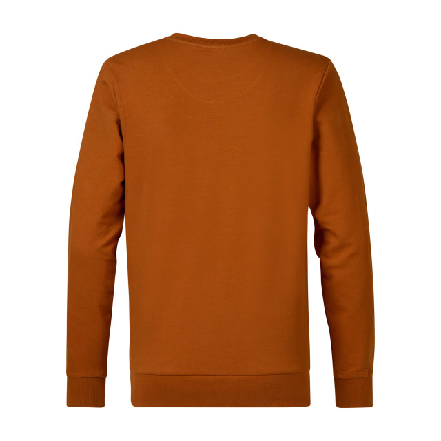 Petrol Industries Heren trui m-3040-swr002 2123 dark caramel Trui M 3040 SWR002 2123DarkCaramel large