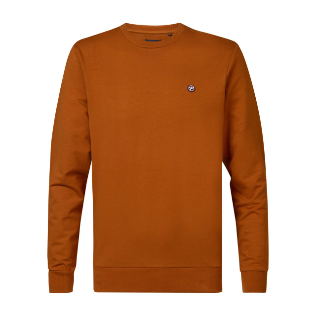 Petrol Industries Heren trui m-3040-swr002 2123 dark caramel Trui M 3040 SWR002 2123DarkCaramel large