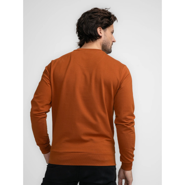 Petrol Industries Heren trui m-3040-swr002 2123 dark caramel Trui M 3040 SWR002 2123DarkCaramel large