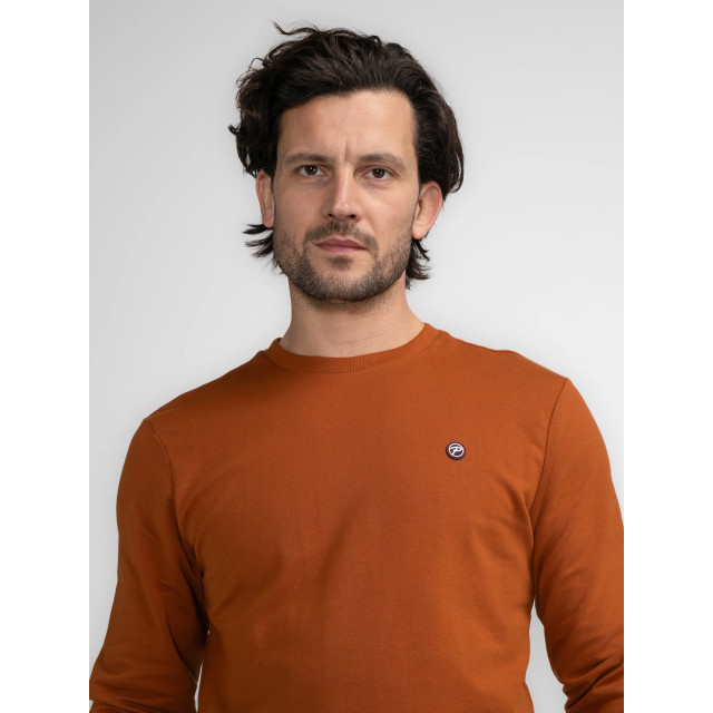 Petrol Industries Heren trui m-3040-swr002 2123 dark caramel Trui M 3040 SWR002 2123DarkCaramel large