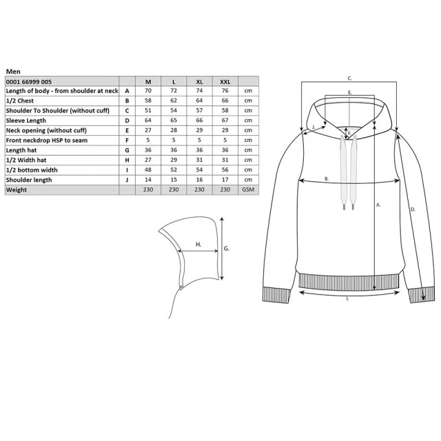 Apollo Heren kersttrui met capuchon kerst print 000166999005_ASS3_BLUE large