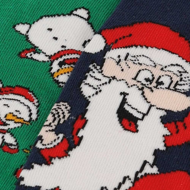 Apollo Foute kerstsokken heren 2-pack xmas party 000120994001-ASS6-XMAS large