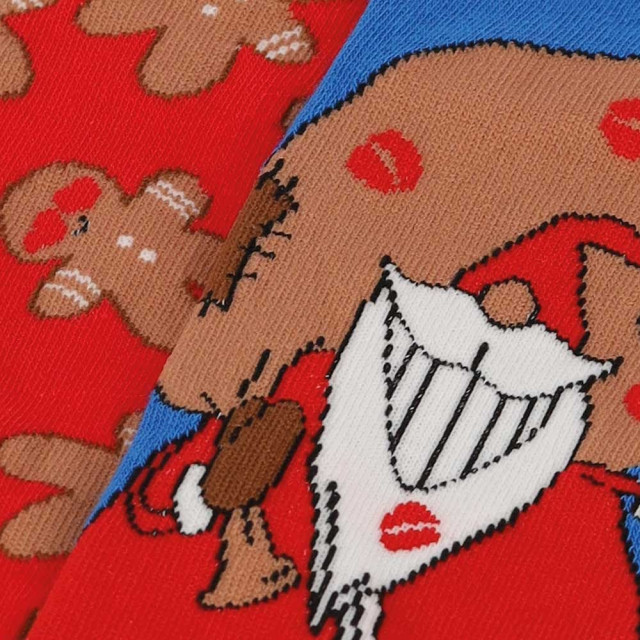 Apollo Foute kerstsokken heren 2-pack naughty santa 000120994001-ASS6-Naughty large