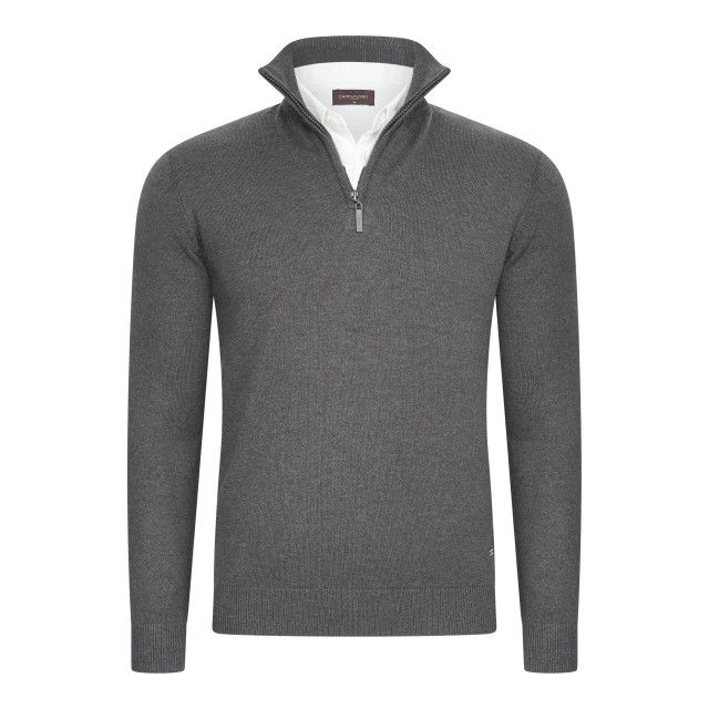 Cappuccino Italia Mock zip pullover cap-zipmock-ant-L large