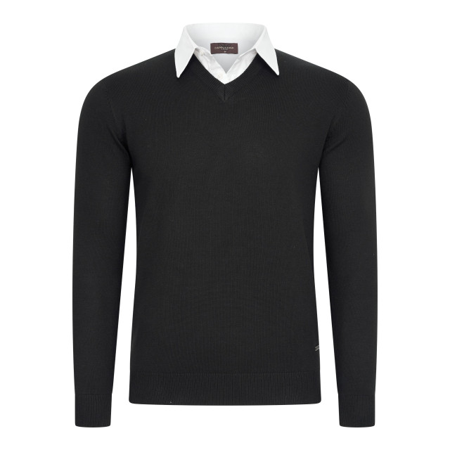 Cappuccino Italia Mock pullover cap-mock24-blk-M large