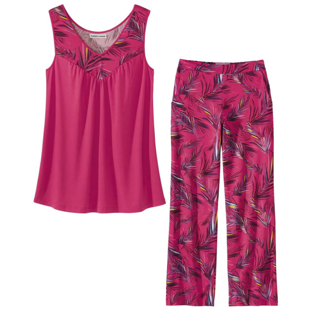 Atlas for Women Dames tropical top & billen set UTAF748_pink large