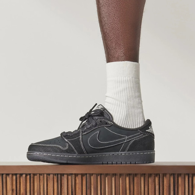 Nike Air jordan 1 retro low og sp travis scott black phantom DM7866-001 large