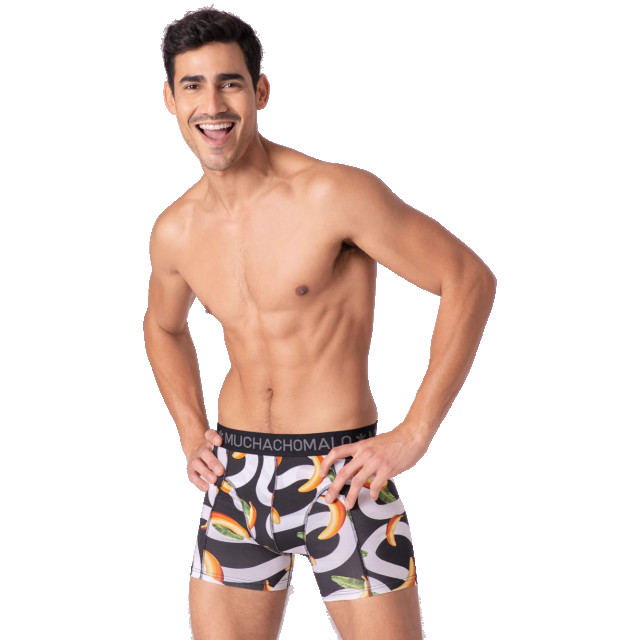 Muchachomalo Heren 3-pack boxershorts print/effen U-OUTLT1010-231 large