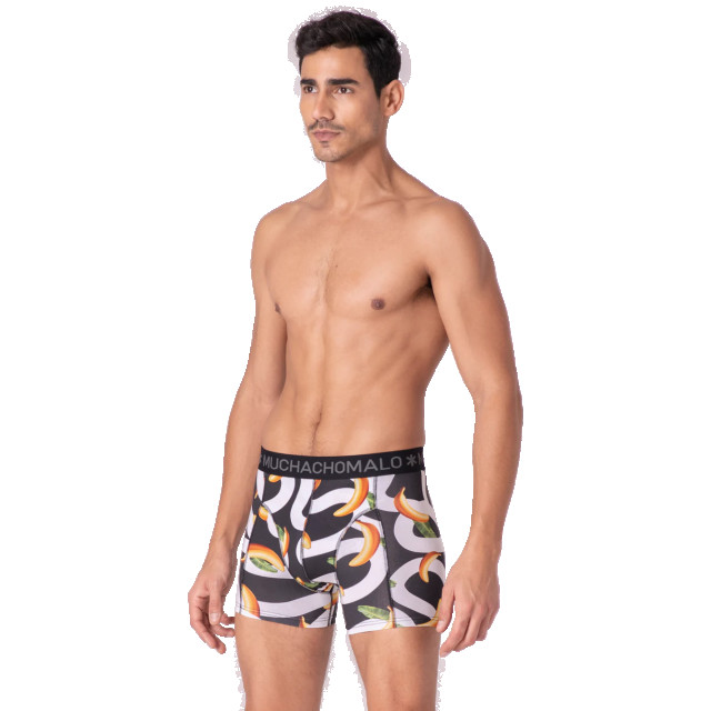 Muchachomalo Heren 3-pack boxershorts print/effen U-OUTLT1010-231 large