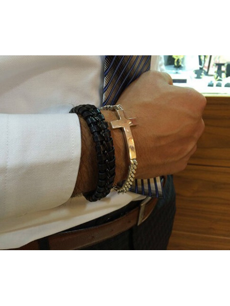 Atelier Christian Zilveren armband met kruis 839Y2-4463PM large