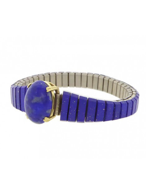 Christian Stalen en gouden armband met lapis lazuli 3298-1827OCC large
