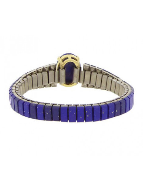 Christian Stalen en gouden armband met lapis lazuli 3298-1827OCC large