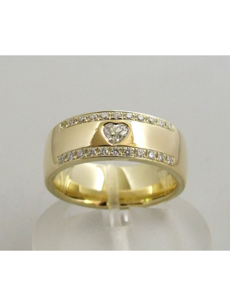 Atelier Christian 14 karaat harten ring met diamanten 343D5-7868AC large
