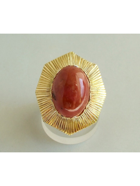 Christian Gouden ring met rhodoniet 98G236-7608OCC large