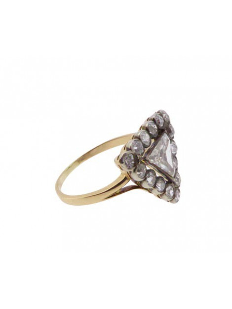 Christian Gouden ring met triangle diamant 394T734-4827OCC large