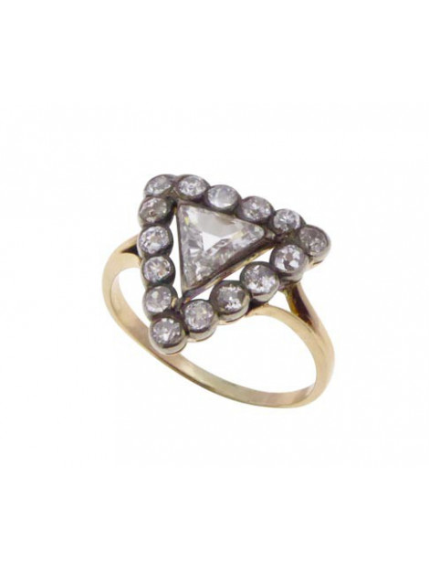 Christian Gouden ring met triangle diamant 394T734-4827OCC large