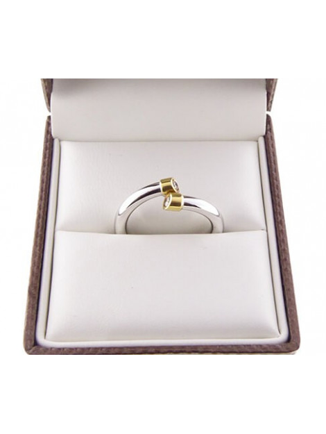 Atelier Christian Bicolor ring met 2 briljanten 927D82Z8-3232AC large