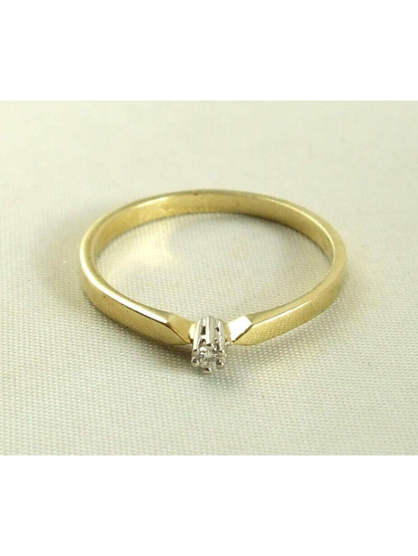 Atelier Christian Gouden ring met diamant 675D4-0550AC large