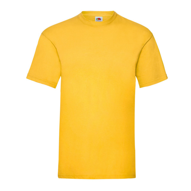 Fruit of the Loom Heren valueweight t-shirt UTFK1802_sunflower large