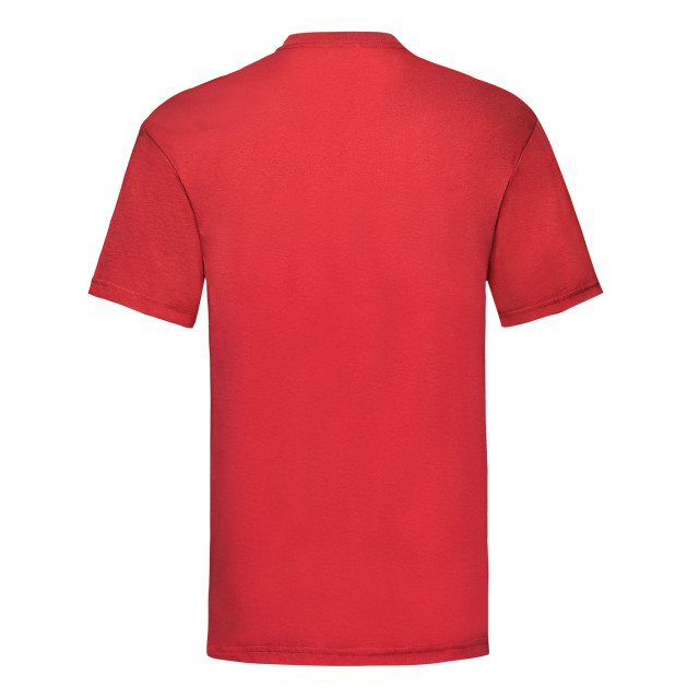 Fruit of the Loom Unisex adult waardevol t-shirt UTLT1940_red large
