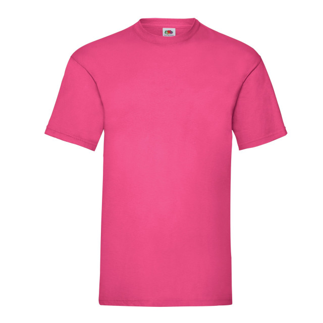 Fruit of the Loom Heren valueweight t-shirt UTFK1802_fuchsia large